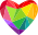 LGBT Heart Icon